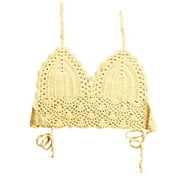 Women Bikini Top Knitting Swimsuit Padded Beachwear Lace Swimwear Swim Suits For Women 2024 Womens Swim Suit Trajes De Baño Para Mujer Gordita Tall Swimsuits For Women Long Torso Bandeau Swimsuits For